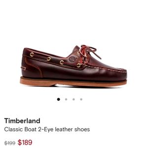 Timberland leather loafer/boat shoe